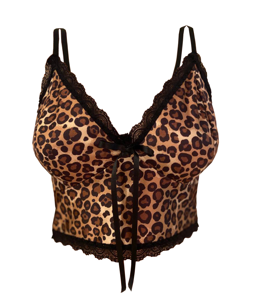 Bralette met dierenprint