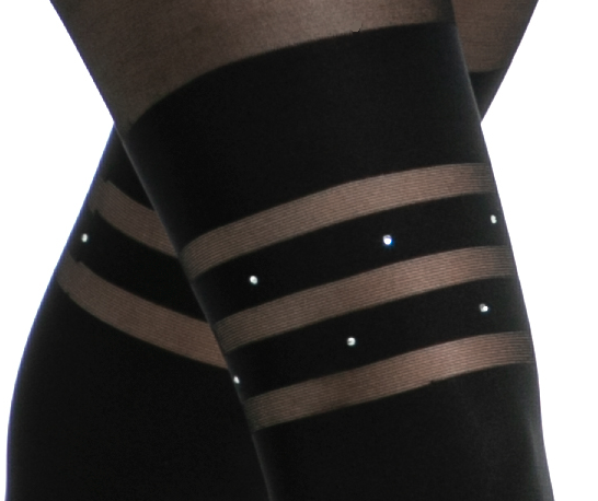 Amour Venus Ouvert panty Super erotisch en chic - met kristallen - Afbeelding 2