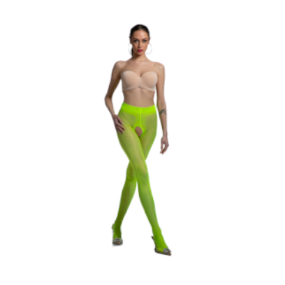 Amour Hip Gloss 20 Ouvert Panty Super erotische en chique nieuwe kleur uit deze geweldige collectie - Fluo Geel