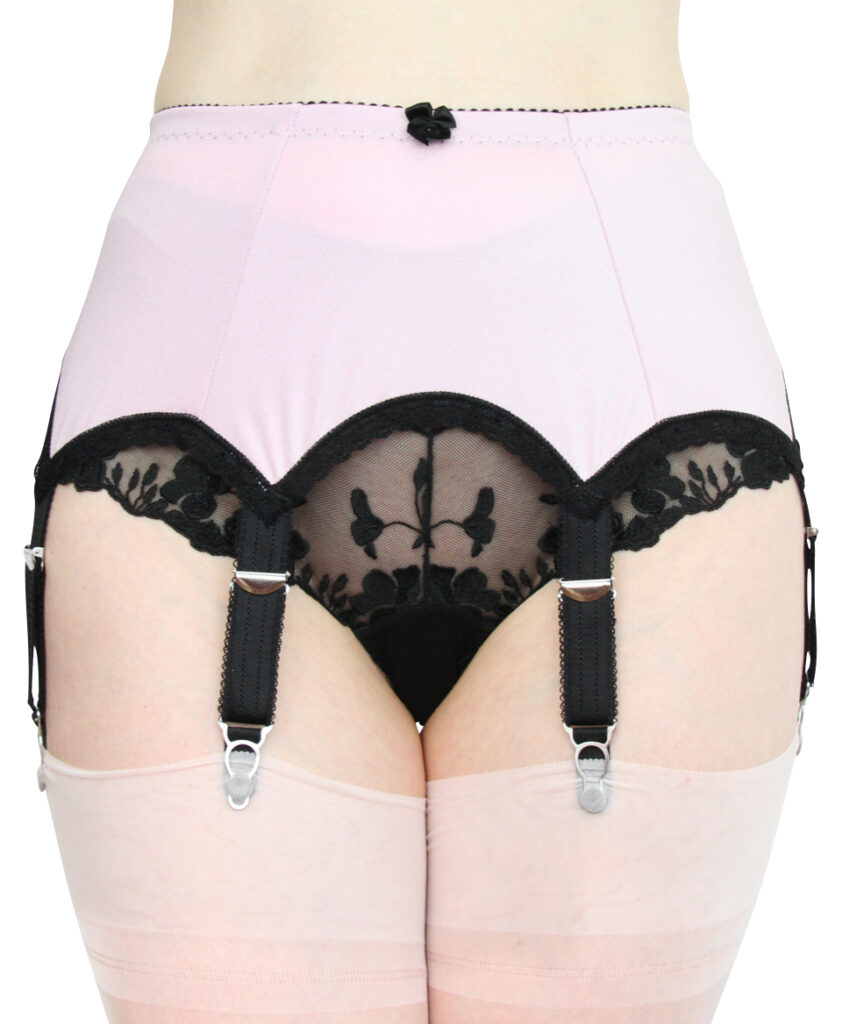 Jarretelgordel 6 kleuren Marshmallow roos