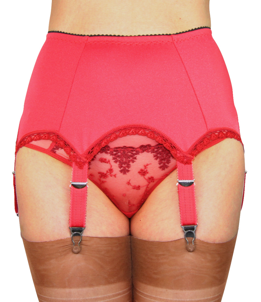 Jarretelgordel 6 bandkleuren Simply Red