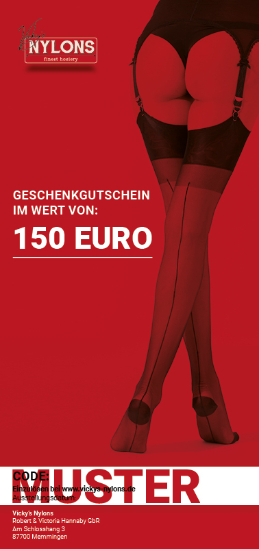Vickys Nylons Geschek Gutschein Gift Voucher