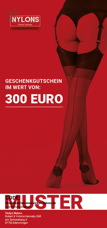 Vickys Nylons Geschek Gutschein Gift Voucher