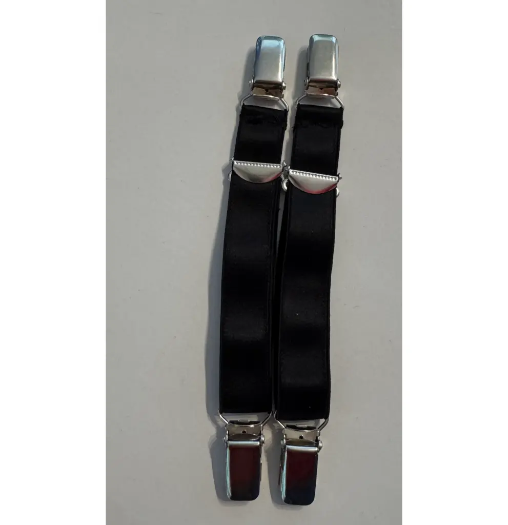 2 x Jarretel Bretelbandjes 19mm breed aan beide zijden met jarretelclips